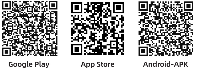 RunCam Legacy App QR codes