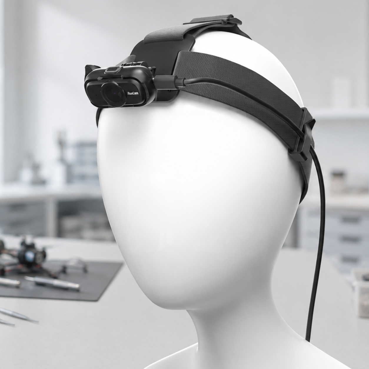 Head-mounted setup